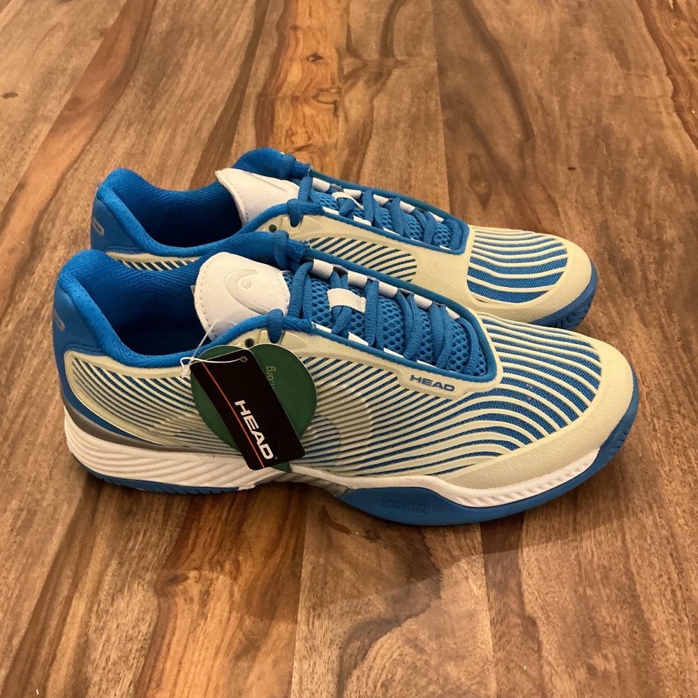 Head Speed Pro III Men Tennis Shoes Blue White Sneakers 273013 Mens 9.5